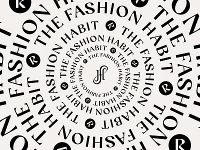 TFH. Logo concept. Pattern exploration branding editorial logo pattern print