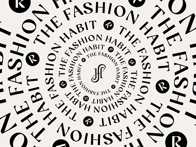 TFH. Logo concept. Pattern exploration branding editorial logo pattern print