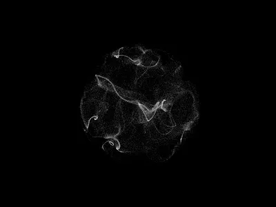( TURBULENCE ) . Particles Experiment 3d animation blender experimental illustration minimal motion graphics particles physics visual