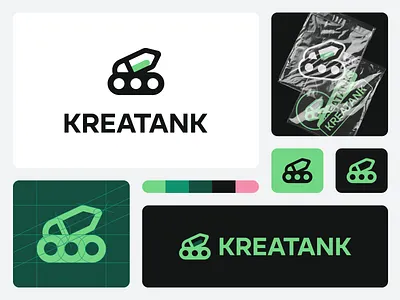 Kreatank logo 5.0 creatank kreatank kreatank brand identity kreatank identity kreatank logo pencil pencil logo tank tank logo