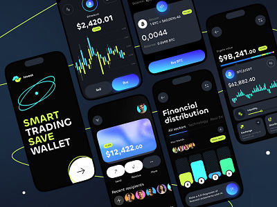 Smart Trading & Wallet App android android app app app design crypto crypto app crypto wallet defi design ios app ios design mobile mobile app ui ux