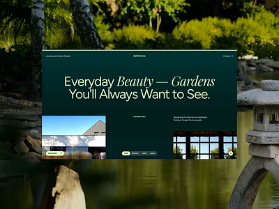 BartKolenda - Landspace Designer Portfolio architect architecture design designer garden garden design homepage landscape architecture landscape designer minimalism moyra plants portfolio ui ux web design webdesigner website