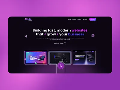 Web Developer Portfolio branding design developer developer protfolio hero hero section minimalui portfolio ui uidesign ux web web hero website