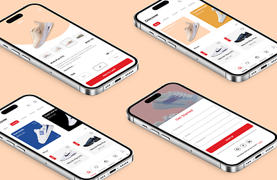 ShoeShop – Clean & Minimal E-Commerce App Design app design ecommerce app product design shoppingapp sneakers ui design uiux
