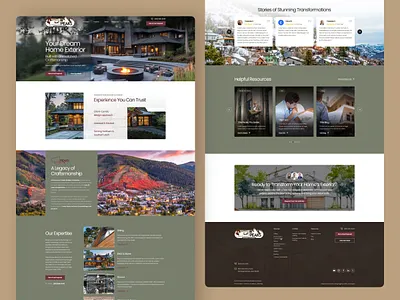 Builders & Exteriors Website Design building design building website business website construction website elegant website exterior design exterior website interior design ui design ux design