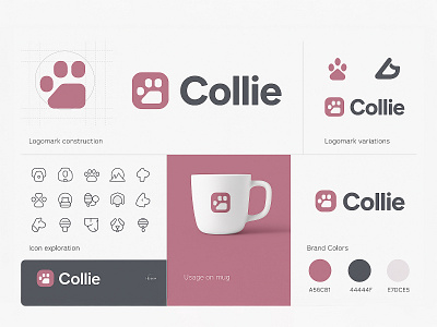 Collie – Modern Pet Brand Identity & Logo Design brandidentity brandingdesign creativelogo flatdesign iconexploration logodesign logomark logopresentation minimaldesign mockupdesign modernlogo petlogo typographylogo visualidentity