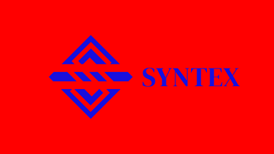 SYNTEX – A modern geometric logo 3d 3dlogo animation app app logo branding com company logo design geometric logo graphic design illustration logo logo branding logos mordern logo ui