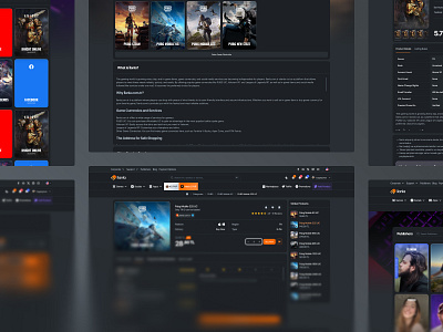 İlanla | Gaming Marketplace Full Experience account selling clean interface dark ui digital marketplace ecommerce epin tasarım figma full ui preview game marketplace gamer gaming in game items product detail page responsive layout ui showcase ux design