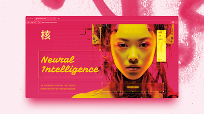 Neural Intelligence Landing Page / Daily UI creative design