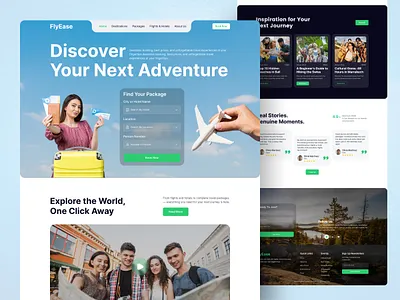 Travel Agency Website agency booking hotel booking journey travel travel agency travel app travel service trip ui animation vacation web design website website design world