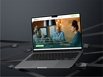 Tax Tickles Accounting branding design logo ui ux website wordpress