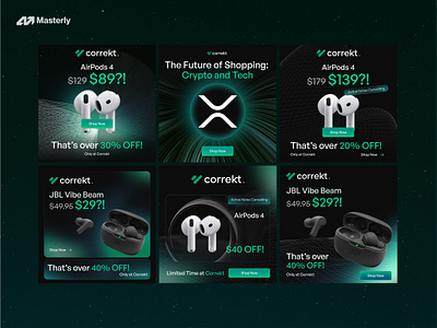 Advert Design for Modern Ecommerce Marketplace | Masterly ad design advert design banners crypto crypto ads cta design devices sale ecommerce ecommerce ads graphic design illustration illustration design marketing purchase responsive design social media ads store tech visuals