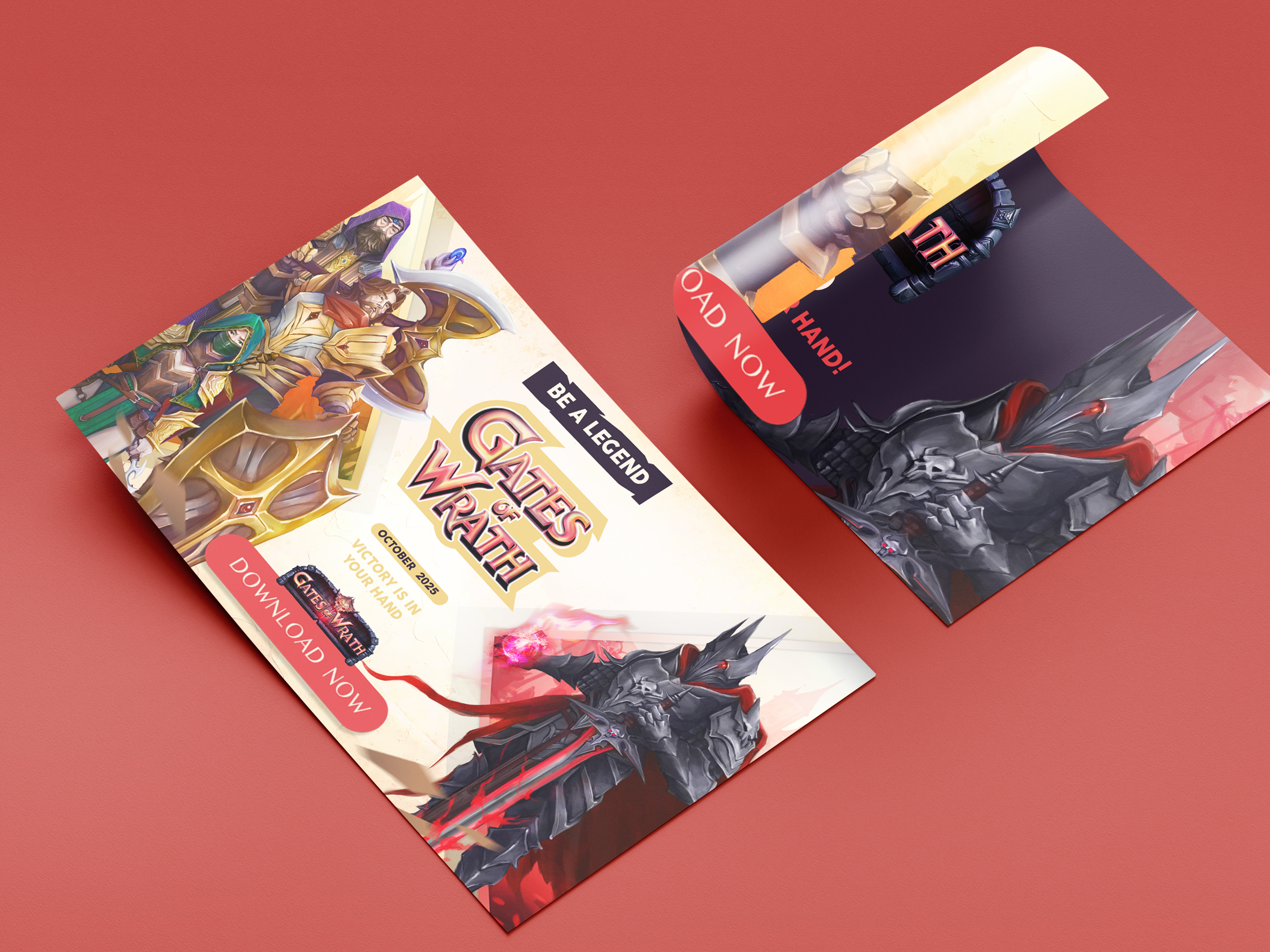 Example of Website Design Project For Game