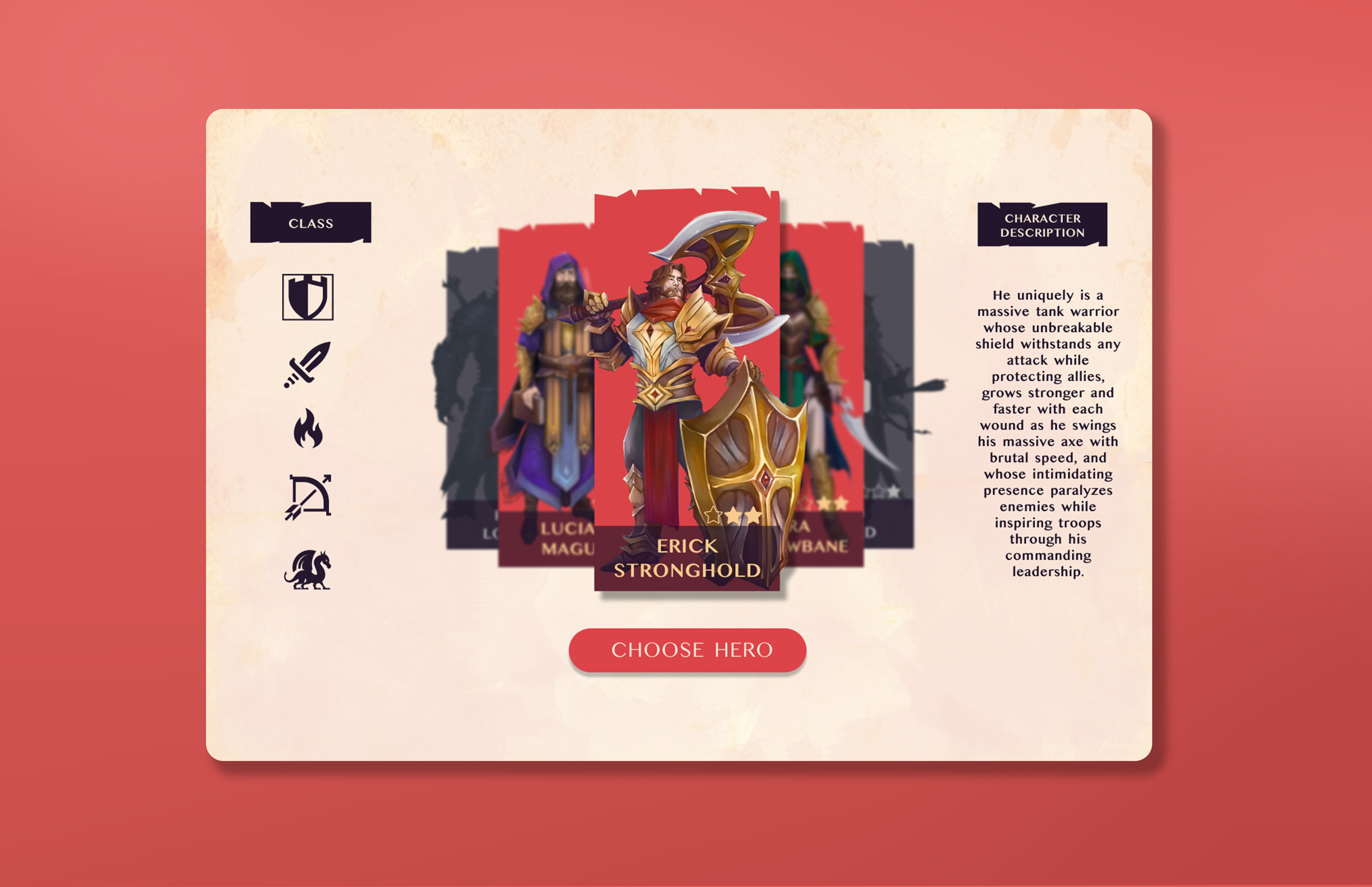 Example of Website Design Project For Game