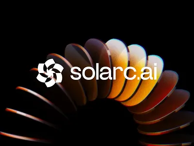 Solarc Logo Design abstract logo ai driven brand identity branding futuristic geometric gradient logo innovation logo logo design logo designer logotype mark modern logo renewable energy solar energy solar logo symbol technology