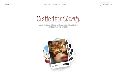 Landing Page Cards UI Animation 3d animation branding card framer graphic design landing page logo motion graphics ui web design