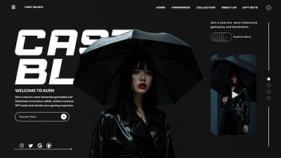 Modern Website Landing Page Design elevateux figma landing page ui ux website design