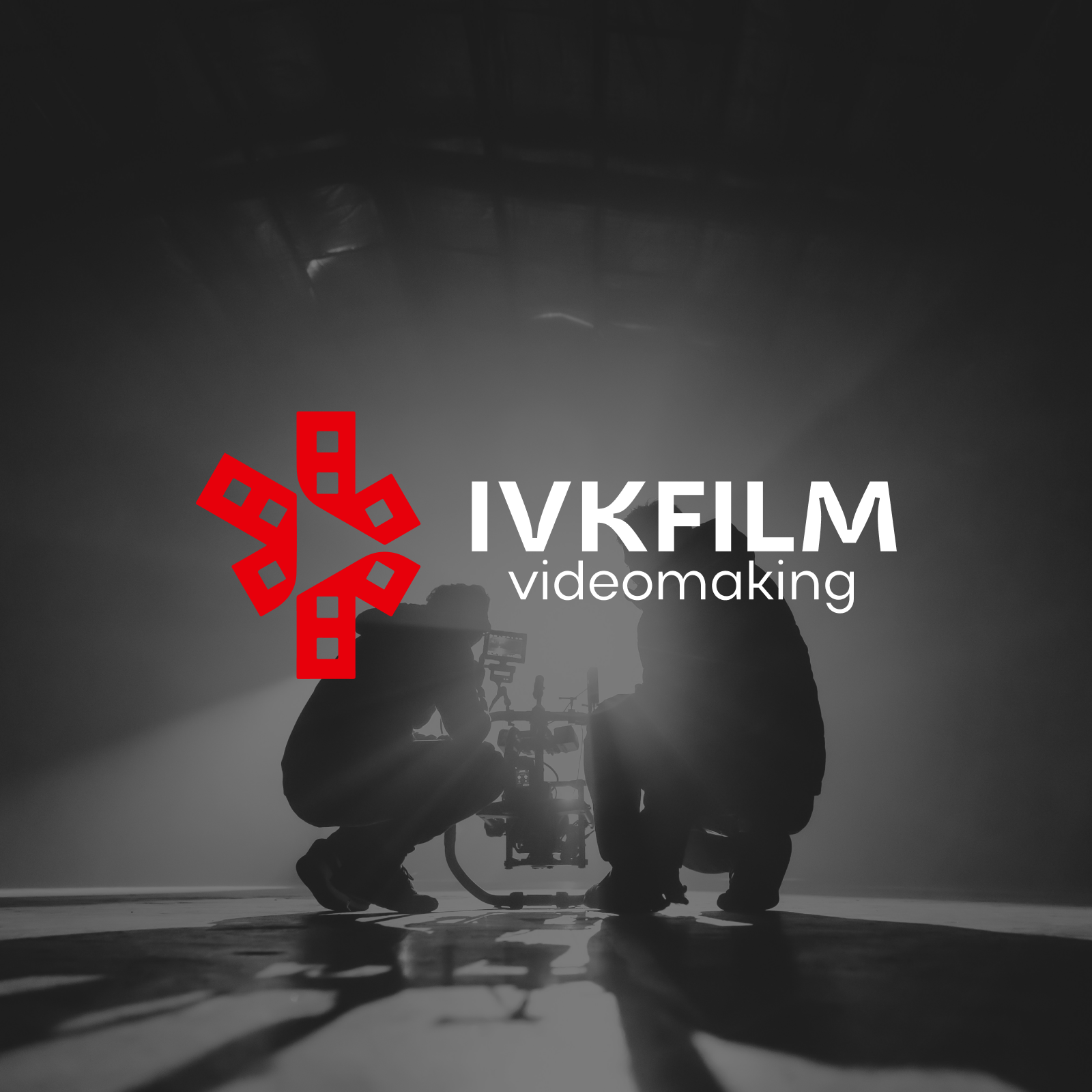 IVKFILM — Logo & Branding for Videomaking Studio brandidentity branding cinematic identity film freelance graphic design logo logotype minimalistic logo motion graphics production video videomaking