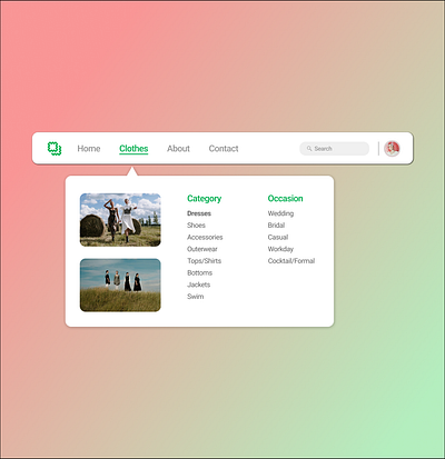 #DailyUI #Day53 #WebsiteNavigation dailychallenge dailyui day53 websitenavigation