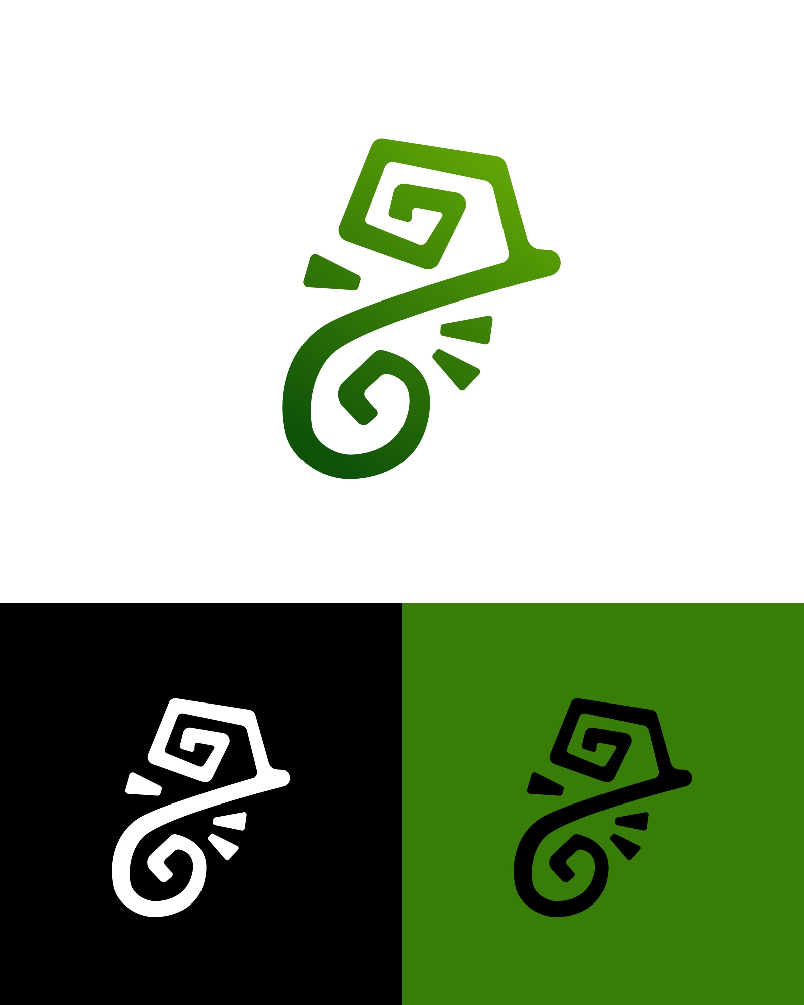 Chameleon Logo (For Sale) animal branding chameleon design graphic design icon illustration logo logodesign reptile ui vector zoo