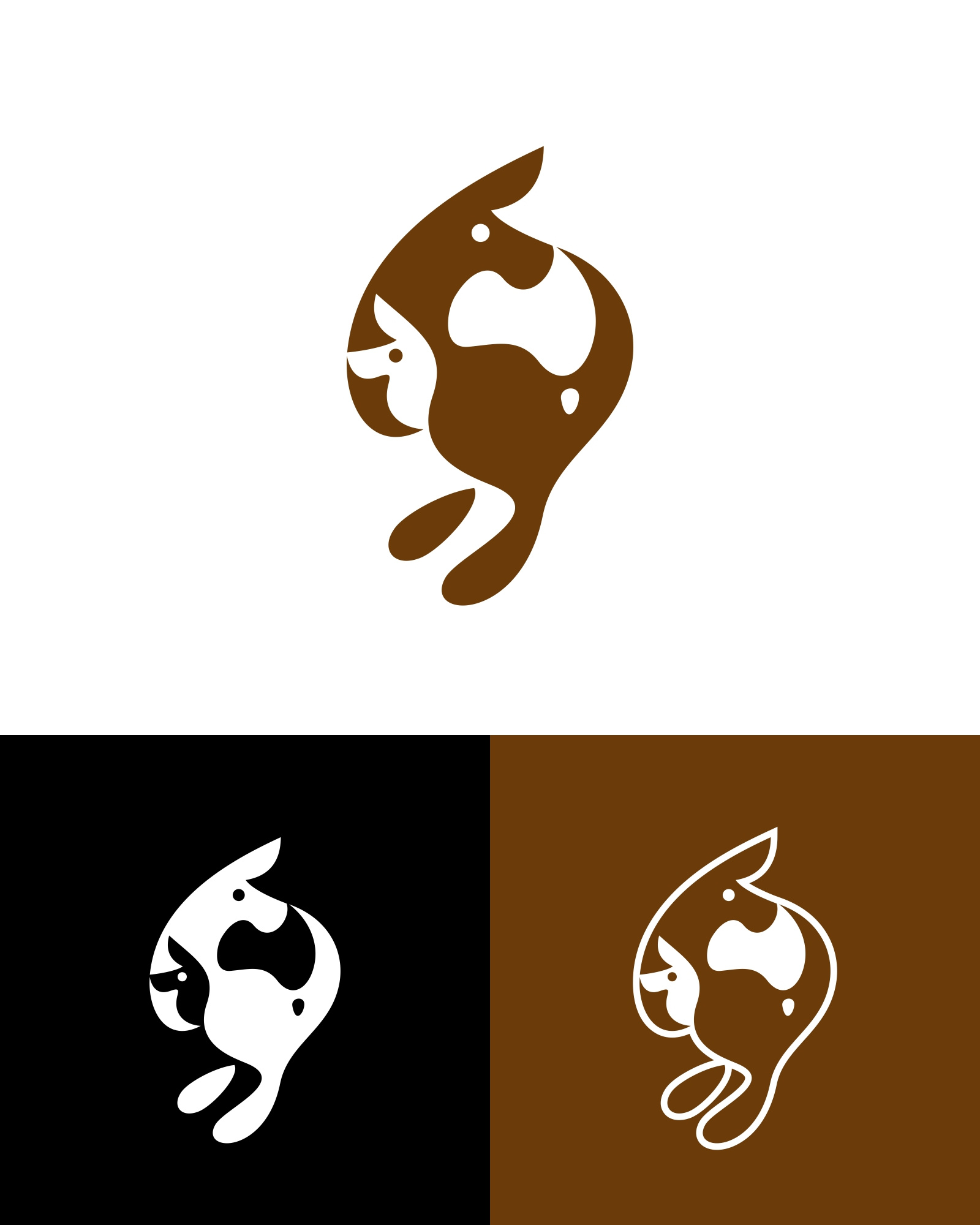 Australian Kangaroo Logo (For Sale) animal australia branding design graphic design icon illustration island kangaroo logo logodesign map ui vector zoo