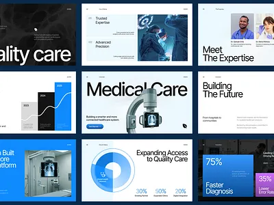 Medical Care Branding brand brand design brand identity branding dude studios graphic design health branding healthcare healthcare branding healthcare deisgn healthcare pitch deck identity logo design logotype medical medical branding medical care pitch deck presentation