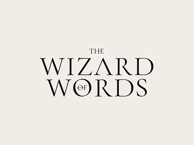 The Wizard of Words - Logo Design branding graphic design identity design logo logo design visual identity
