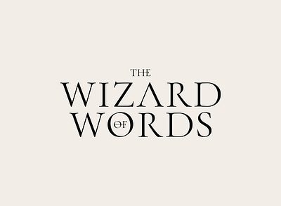 The Wizard of Words - Logo Design branding graphic design identity design logo logo design visual identity