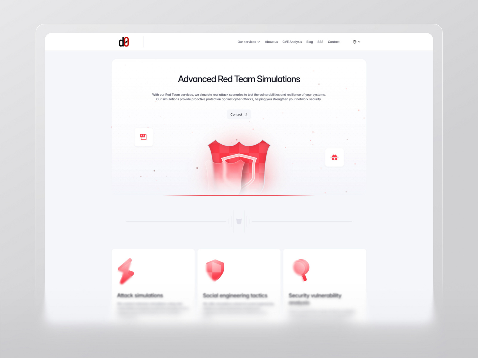 DefendZero | Modern Hero Section UI with Cybersecurity Focus by ...