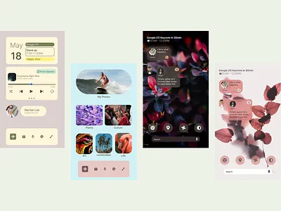 Redesigned UI for Google I/O Keynote app branding design graphic design logo mobileappdesign motiongraphic ui