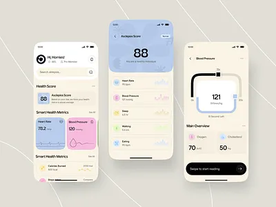 Healthcare - Mobile App Design ai app dashboard app design dashboard doctor app doctor app design healthcare healthcare app healthcare app design homieslab medical medical app mobile app design patient patient app patient data profile telehealth