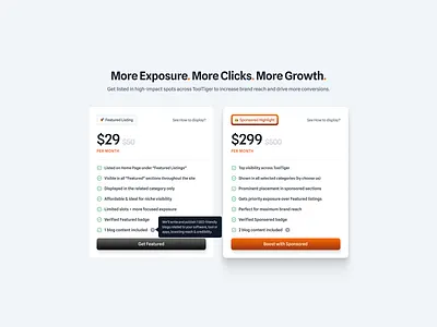 Pricing Page | Transparent & Attractive Plans | Pricing Model animation app appdesign design figmadesign landingpagedesign minimaldesign pricingpage pricingplans productdesign saasdesign tiger tooltiger ui uiux ux uxui webapp website