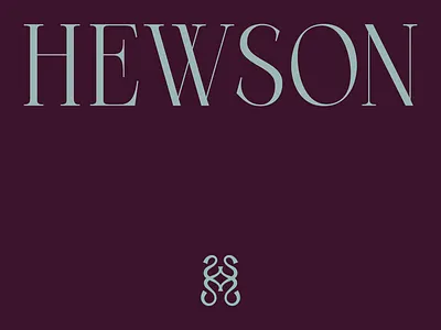 Hewson Logo brand identity branding design logo design logotype typography visual identity