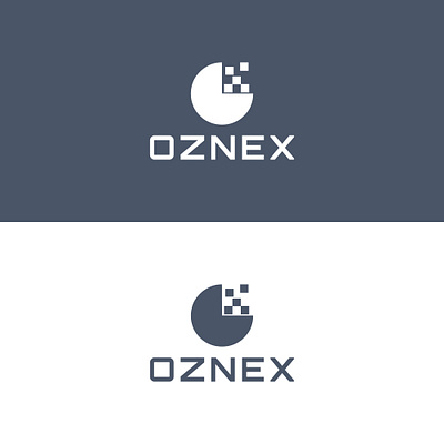 Oznex logo. brand brand logo branding business logo company logo design graphic design logo logo design logos oz technology technology logo