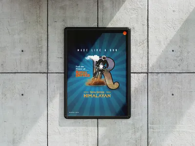 Royal Enfield Himalayan | Poster Design advertising graphic design poster poster design poster template royal enfield royal enfiled