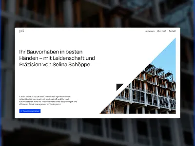 IBS webdesign hero branding clean design desktop graphic design hero image mask logo minimal minimalist modern shape triangle ui ux web webdesign website