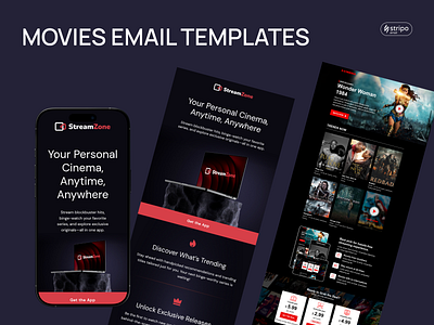 Movies Email Templates email email builder email campaign email design email marketing email newsletter email templates html email movies email newsletter ui design ux desing web design
