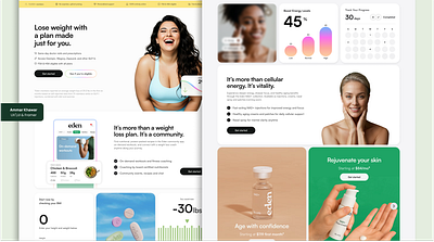 HomePage Design for Pharmaceutical Brand landing page medical website medicine website pharmaceutical website ui