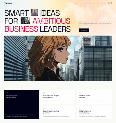 Kawaii - Anime Style Multipurpose WordPress Theme blog business design illustration ui web design webdesign wordpress wordpress theme wordpress themes