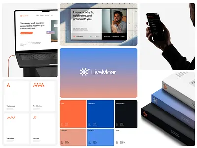 Mental wellbeing AI startup branding ai app brand branding clean coach coaching design logo logotype mental startup wellbeing