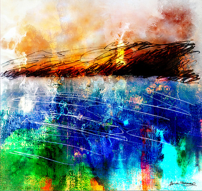 Neige multicolore