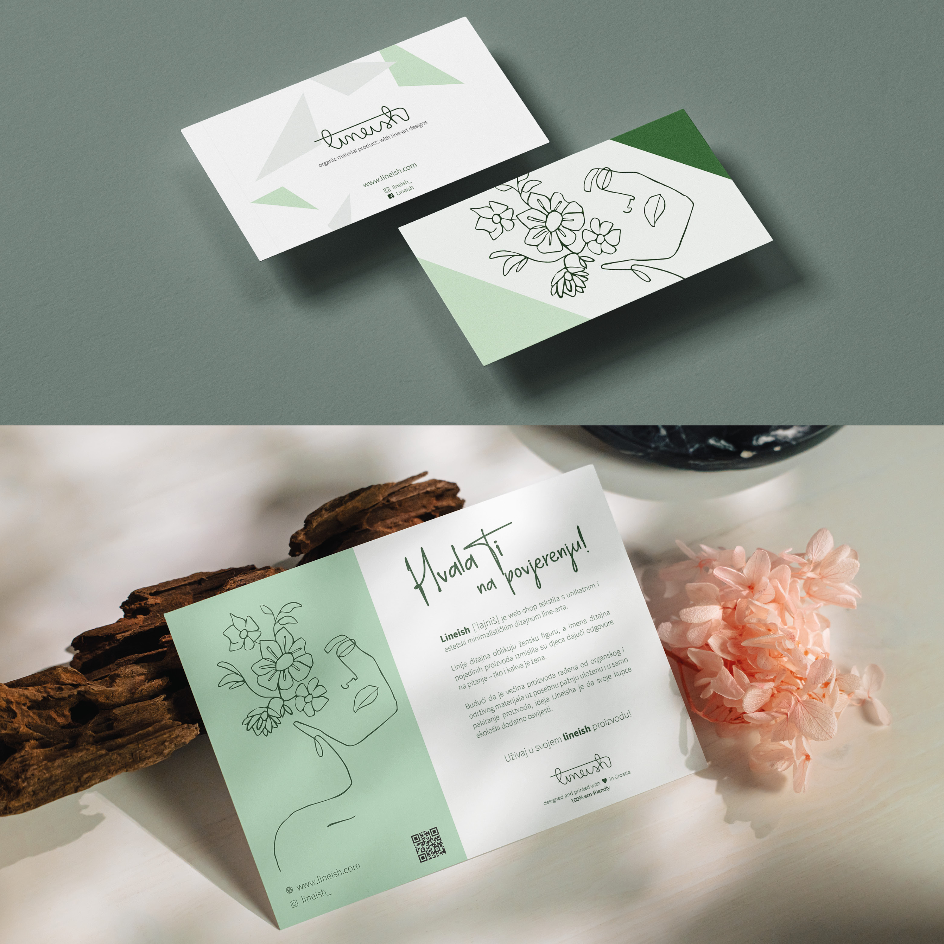 Business Card & Thank You Card