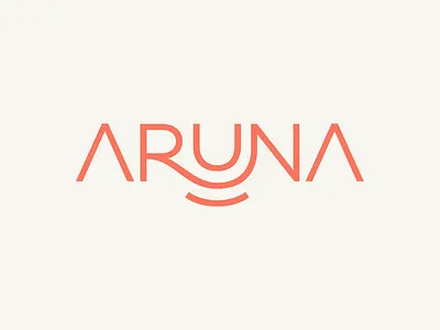 Aruna Beauty Logotye beauty branding clean dermatologyst elegant logotype luxury minimal modern salon skin