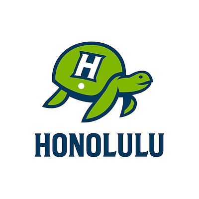 Logo Design - Honolulu Honu (Fantasy Football Team)