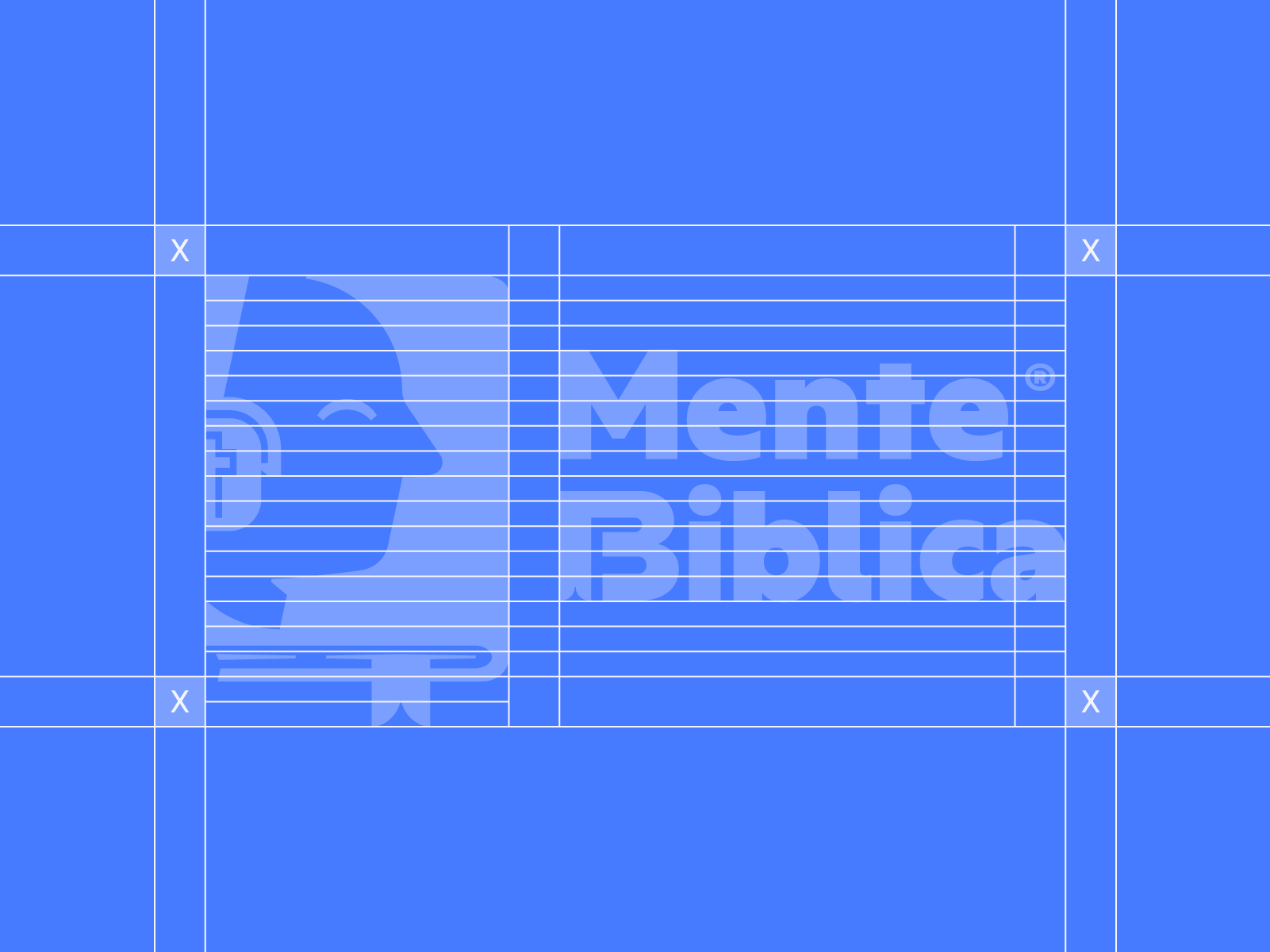Mente Biblica Logo Construction believe branding christianity concept construction faith god graphic design grid logo logo design visual identity