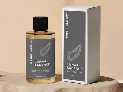 Modern Alchemy Label and Packaging Design aesthetic brand identity branding design graphic design illustration label design logo minimal design minimalistic brand identity minimalistic branding packaging design skin care skin care branding skincare skincare branding typography vector