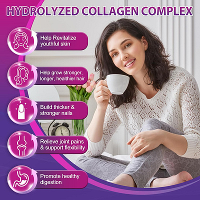 Multi Collagen Softgels | Amazon A+ Product Imagery supplement branding