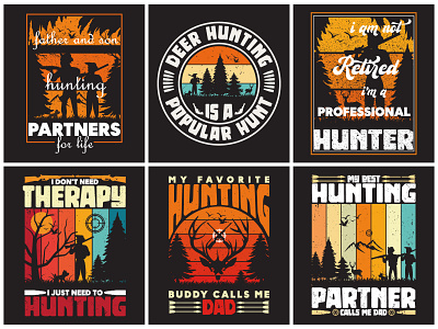 Retro vintage hunting t shirt design design graphic design illustration logo typography vector
