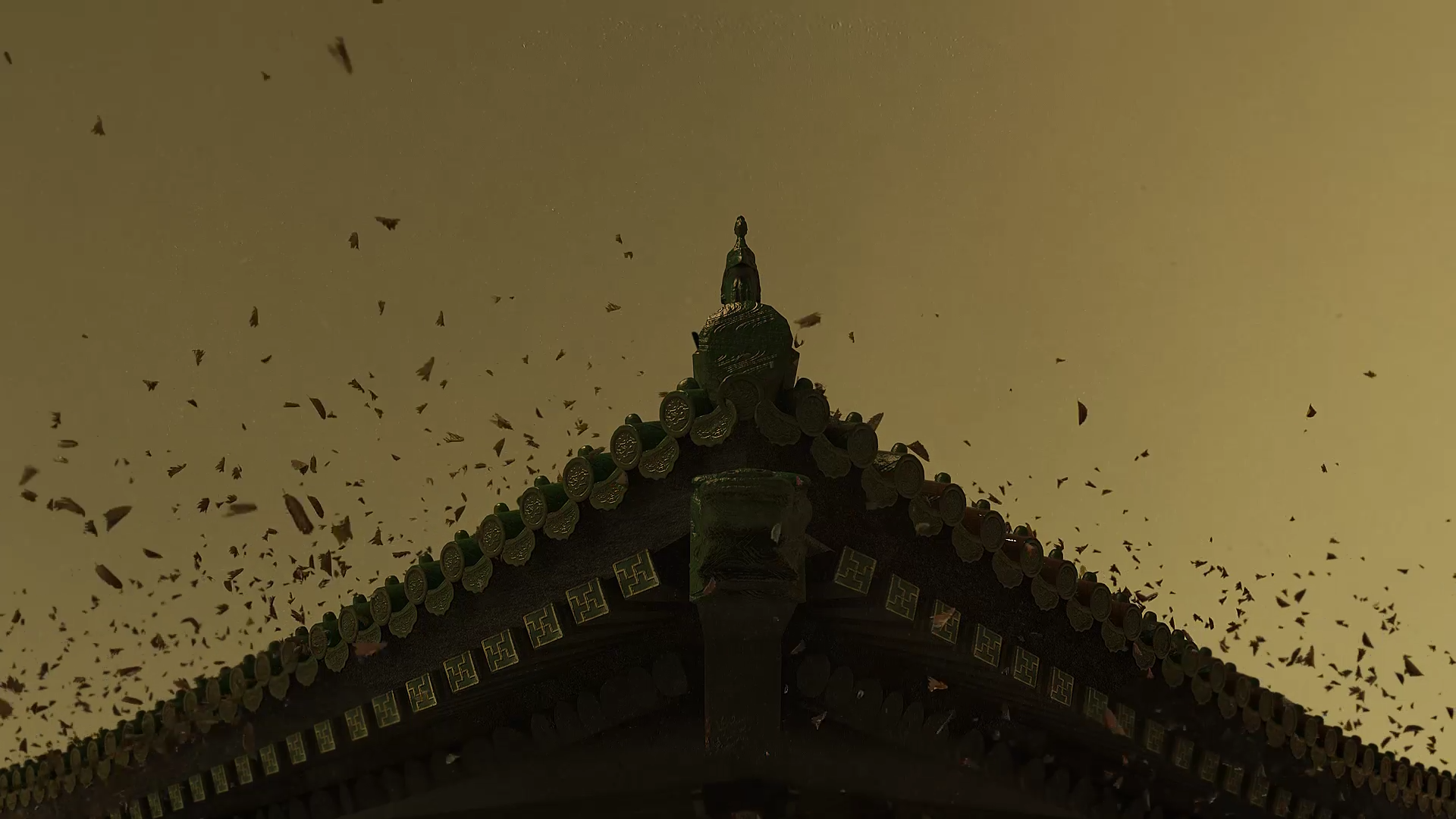 Shancaotang 3D animation 3d animation design 古建筑中国guzz古