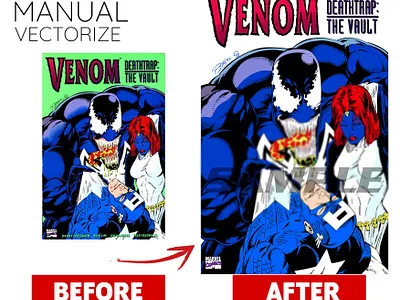 Venom - Design for client 04 animation client coreldraw design graphic design illustration marvel openorder vectorize